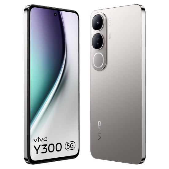 Vivo Y300 5G (Titanium Silver, 8GB RAM, 256GB Storage)
